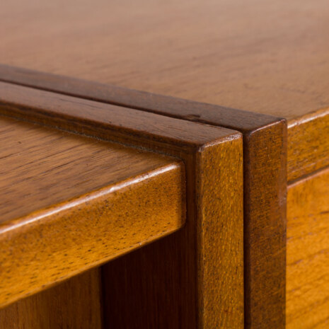 23252 Danish modular shelving system in teak with 3 cabinets _ 5 floating cabinets, Sorensen Cadovius style wall unit, Denmark, 1960s-15 23252 Danish modular shelving system in teak with 3 cabinets _ 5 floating cabinets, Sorensen Cadovius style wall unit, Denmark, 1960s-15