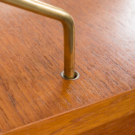 23256 one bay teak wall unit with desk-10 23256 one bay teak wall unit with desk-10