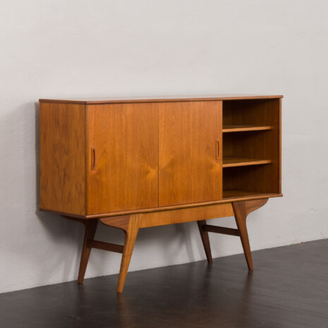 23273 mogensen Sideboard highboard with hidden drawer, 1960s-11 23273 mogensen Sideboard highboard with hidden drawer, 1960s-11