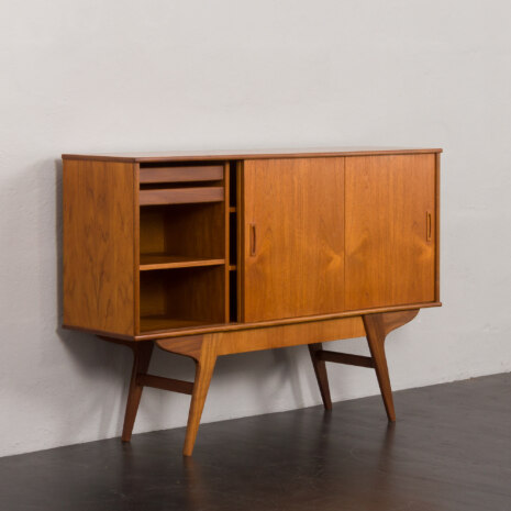 23273 mogensen Sideboard highboard with hidden drawer, 1960s-8 23273 mogensen Sideboard highboard with hidden drawer, 1960s-8