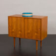 23275 Vintage Danish teak cabinet with sliding doors, designed by Kai Kristiansen,1960s-1