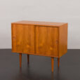 23275 Vintage Danish teak cabinet with sliding doors, designed by Kai Kristiansen,1960s-4