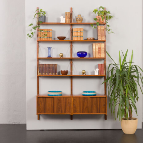 23297 narrow 2x60cm 2 bay cadovius style modular shelving -1 23297 narrow 2x60cm 2 bay cadovius style modular shelving -1