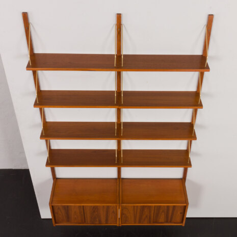 23297 narrow 2x60cm 2 bay cadovius style modular shelving -9 23297 narrow 2x60cm 2 bay cadovius style modular shelving -9