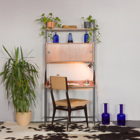 23312 Włoski regał biurkowy z połowy wieku Silvio Cavatorta 3 23312 Włoski regał biurkowy z połowy wieku Silvio Cavatorta 3