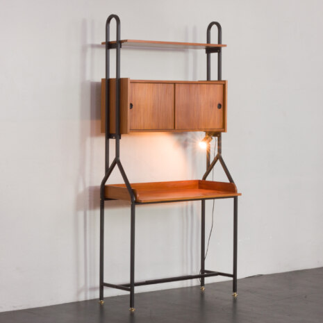 23312 Włoski regał biurkowy z połowy wieku Silvio Cavatorta 5 23312 Włoski regał biurkowy z połowy wieku Silvio Cavatorta 5