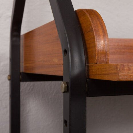 23312 Włoskie wolnostojące pionowe biurko z połowy wieku w stylu Silvio Cavatorta, lata 1960-22 23312 Włoskie wolnostojące pionowe biurko z połowy wieku w stylu Silvio Cavatorta, lata 1960-22