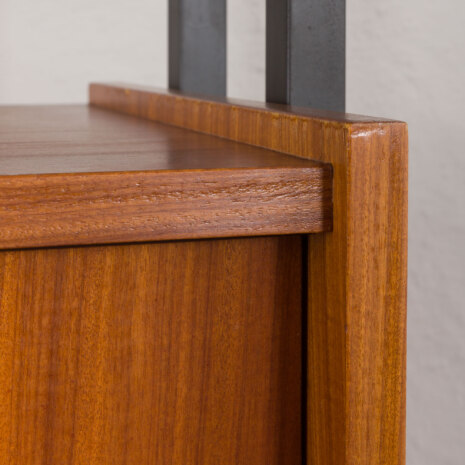 23312 Włoskie wolnostojące pionowe biurko z połowy wieku w stylu Silvio Cavatorta, lata 1960-23 23312 Włoskie wolnostojące pionowe biurko z połowy wieku w stylu Silvio Cavatorta, lata 1960-23