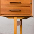 23150 Bureau scandinave autoportant en teck avec 3 tiroirs, Norvège 1960-21