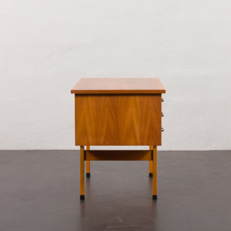 23150 Bureau scandinave autoportant en teck avec 3 tiroirs, Norvège 1960-7 23150 Bureau scandinave autoportant en teck avec 3 tiroirs, Norvège 1960-7