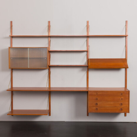 23238 preben Sorensen threebay wallunit teak 6 23238 preben Sorensen threebay wallunit teak 6