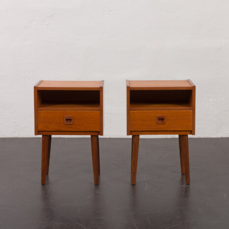 23283 paire de tables de nuit en teck-2 23283 paire de tables de nuit en teck-2