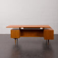 23310 mid-century teak executive desk-12