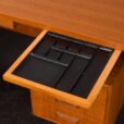 23310 mid-century teak executive desk-19