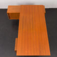 23310 mid-century teak executive desk-23