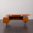 23310 mid-century teak executive desk-5