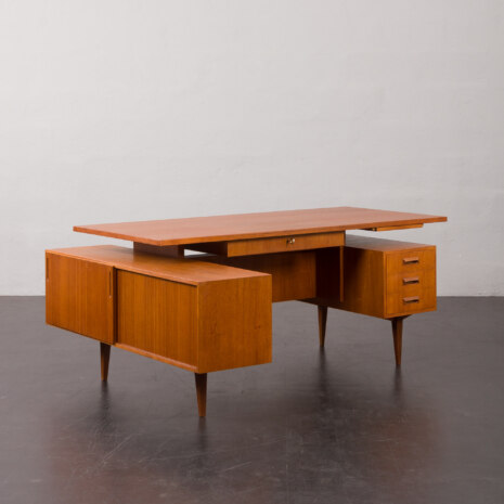23310 mid-century teak executive desk-6 23310 mid-century teak executive desk-6