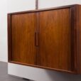 23324 Étagère en palissandre avec armoire à portes tambour, Kai Kristiansen, Danemark, 1960-19