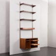 23324 Étagère en palissandre avec armoire à portes tambour, Kai Kristiansen, Danemark, années 1960-7