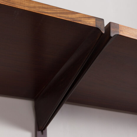 23326 Système d'étagères modulaires en bois de rose avec 5 armoires, unité murale à 3 travées par Kai Kristiansen, Danemark années 1960-22 23326 Système d'étagères modulaires en bois de rose avec 5 armoires, unité murale à 3 travées par Kai Kristiansen, Danemark années 1960-22