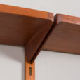 23331 Kai Kristiansen modular shelving system in teak w. 4 cabinets and 10 shelves-22
