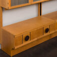 22072 Norwegian dark Oak wall unit with brass details-20