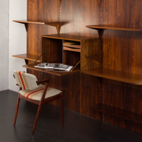 23322 Poul Cadovius 3 bay rosewood wallunit with secretarie-23 23322 Poul Cadovius 3 bay rosewood wallunit with secretarie-23