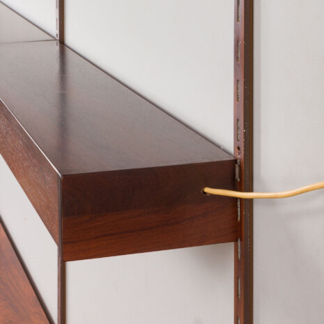 23325 Home office shelving system w. Desk, display cabinet and tambour doors cabinet, Kai Kristiansen, Denmark, 1960s-23 23325 Home office shelving system w. Desk, display cabinet and tambour doors cabinet, Kai Kristiansen, Denmark, 1960s-23