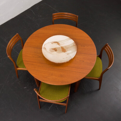 23337 set of 4 chairs in teak Johannes Andersen-1 23337 set of 4 chairs in teak Johannes Andersen-1