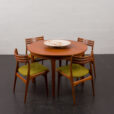 23337 set of 4 chairs in teak Johannes Andersen-2