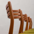 23337 set of 4 chairs in teak Johannes Andersen-8