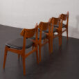 23142 Set of 4 teak mid century chairs by Funder-Schmidt _ Madsen , 1960s-4