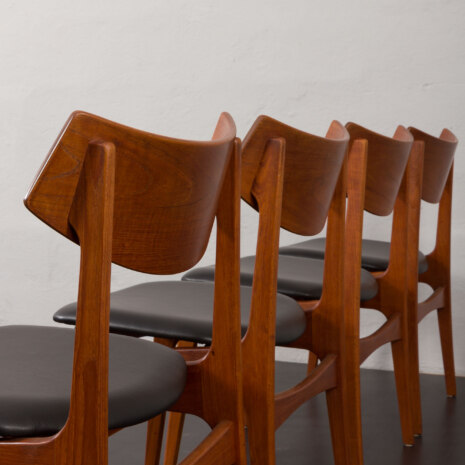 23142 Set of 4 teak mid century chairs by Funder-Schmidt _ Madsen , 1960s-8 23142 Set of 4 teak mid century chairs by Funder-Schmidt _ Madsen , 1960s-8