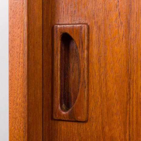 23372 two bay teak wall unit-14 23372 two bay teak wall unit-14