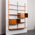 23372 two bay teak wall unit-5