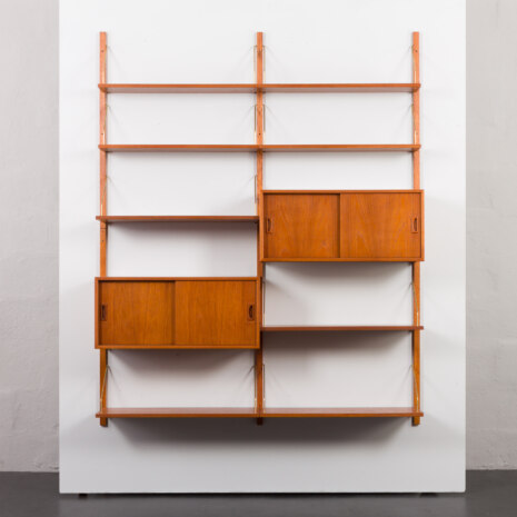 23372 two bay teak wall unit-8 23372 two bay teak wall unit-8