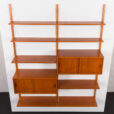 23372 two bay teak wall unit-9