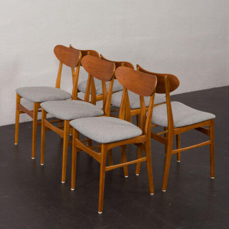 23409 set of 6 danish chairs-6 23409 set of 6 danish chairs-6