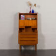 23472 Danish bookcase with a secretarie in the style ofJohannes Sorth, Denmark 1960s-1