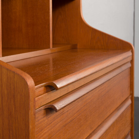 23472 Danish bookcase with a secretarie in the style ofJohannes Sorth, Denmark 1960s-12 23472 Danish bookcase with a secretarie in the style ofJohannes Sorth, Denmark 1960s-12