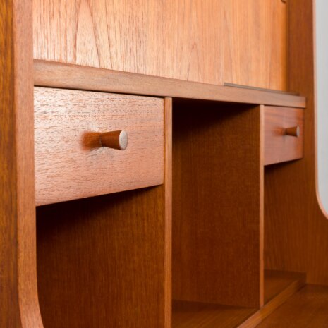 23472 Danish bookcase with a secretarie in the style ofJohannes Sorth, Denmark 1960s-13 23472 Danish bookcase with a secretarie in the style ofJohannes Sorth, Denmark 1960s-13