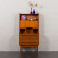 23472 Danish bookcase with a secretarie in the style ofJohannes Sorth, Denmark 1960s-2