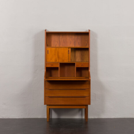 23472 Danish bookcase with a secretarie in the style ofJohannes Sorth, Denmark 1960s-7 23472 Danish bookcase with a secretarie in the style ofJohannes Sorth, Denmark 1960s-7