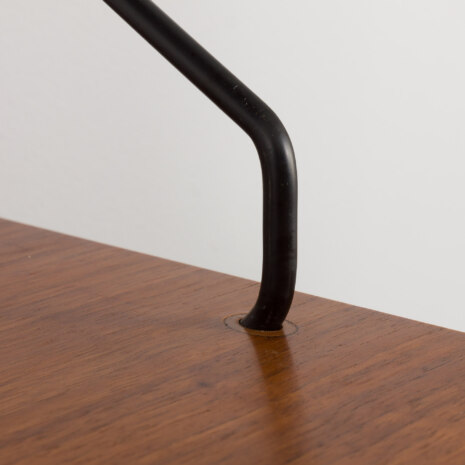 23491 Poul Cadovius walnut teak wall unit with 3 shelves, Denmark 1960s-10 23491 Poul Cadovius walnut teak wall unit with 3 shelves, Denmark 1960s-10