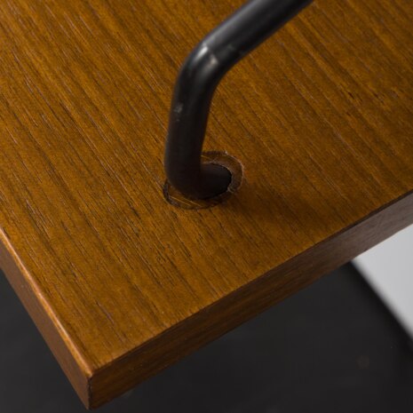 23492 Poul Cadovius home office wall unit in walnut with desk shelf and a portable lamp, Denmark 1960s-11 23492 Poul Cadovius home office wall unit in walnut with desk shelf and a portable lamp, Denmark 1960s-11