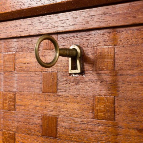 23496 Poul Cadovius teak home office drop front desk wall unit with 3 shelves for Cado, Denmark 1960s-10 23496 Poul Cadovius teak home office drop front desk wall unit with 3 shelves for Cado, Denmark 1960s-10