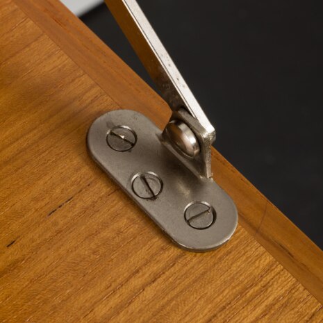 23496 Poul Cadovius teak home office drop front desk wall unit with 3 shelves for Cado, Denmark 1960s-15 23496 Poul Cadovius teak home office drop front desk wall unit with 3 shelves for Cado, Denmark 1960s-15