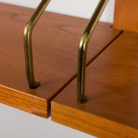 23501 Danish mid century teak wall unit in the style of Poul Cadovius, Denmark 1960s-12 23501 Danish mid century teak wall unit in the style of Poul Cadovius, Denmark 1960s-12
