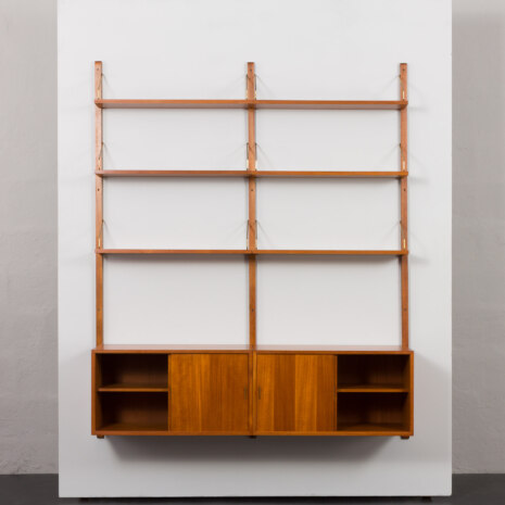 23501 Danish mid century teak wall unit in the style of Poul Cadovius, Denmark 1960s-7 23501 Danish mid century teak wall unit in the style of Poul Cadovius, Denmark 1960s-7