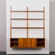 23501 Danish mid century teak wall unit in the style of Poul Cadovius, Denmark 1960s-7